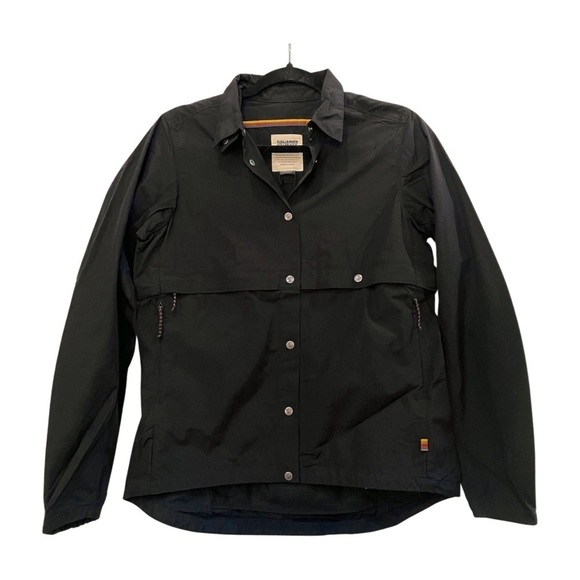 NWT Fjallraven x Specialized Black Button Up Wind Jacket Size S - Picture 1 of 9